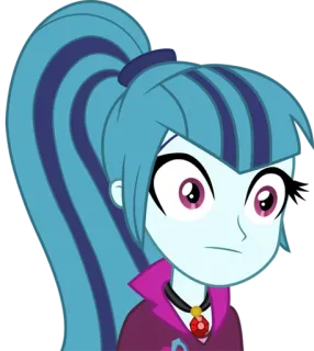 😶 f3c126fe Sonata Dusk My Little Pony: Equestria Girls Sonata Dusk, My Little Pony, Equestria Girls, cartoon, animatie telegram sticker