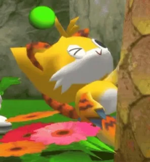 ๐ 3549f85e video game, cute, sonic, animal, yellow telegram sticker