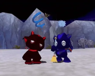 ๐ซ e069dddc sonic the hedgehog, video game, chao, creatures, cute, dark, blue telegram sticker