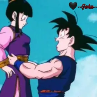 🥰 4029c78e Goku -Goku~ Аниме, Dragon Ball, Гоку, Чи Чи, Мультфильм telegram sticker