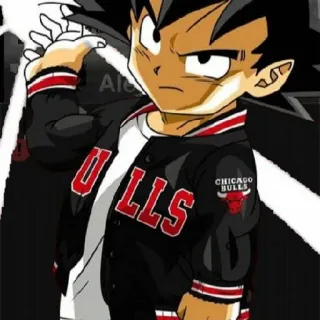 😡 5b8200a2 BULLS CHICAGO BULLS Мультфильм, Чикаго Буллз, Куртка, Персонаж, Аниме, Анимация telegram sticker