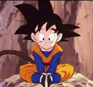 😐 a86cf895 Goten Dragon Ball Z Аниме, Dragon Ball Z, Готен, Мультфильм, Персонаж, Сайян telegram sticker