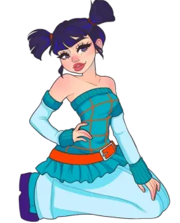 ☺️ d77aeb80 Desenho animado, Mulher, Anime, Garota, Personagem whatsapp sticker