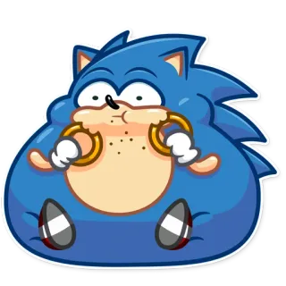 🤤 e2d4c6c2 Sonic sonic, igel, dick, ringe, lustig, cartoon telegram sticker
