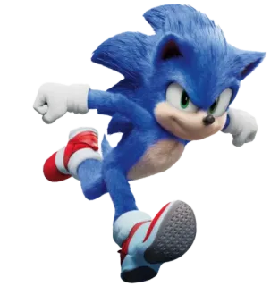 🦔 07e70a40 Sonic the Hedgehog sonic, igel, cartoon, blau, rennen, schnell, spiel, film telegram sticker