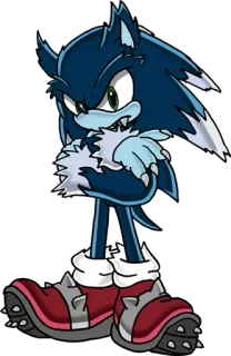 🐺 5bcc662a Sonic the Werehog 索尼克, 狼人索尼克, 怪物, 电子游戏, 刺猬 telegram sticker