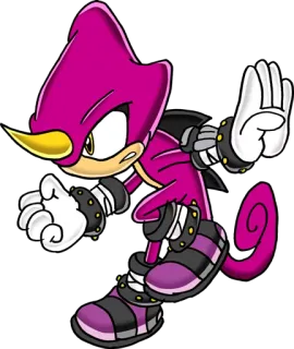 ✋ f8b0cffd Espio the Chameleon Sonic the Hedgehog 索尼克, 世嘉, 变色龙, 忍者, 艾斯皮欧, 电子游戏 telegram sticker