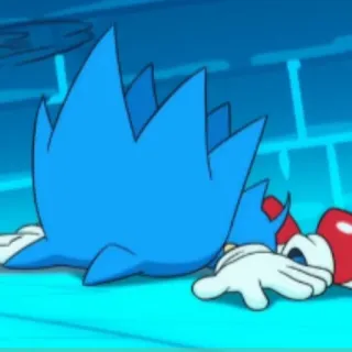 🦔 8a91a557 Sonic Sonic the Hedgehog, dibujos animados, videojuego, azul, personaje telegram sticker