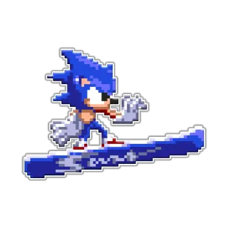 🚙 a423f36a Sonic sonic, video game, blue, cartoon, hedgehog whatsapp sticker