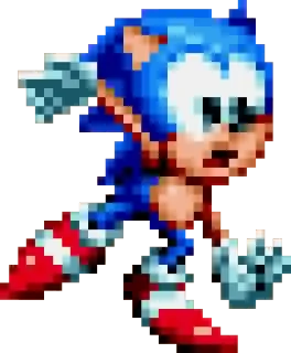 😨 14057e54 Sonic 소닉, 고슴도치, 세가, 게임, 비디오 게임 telegram sticker