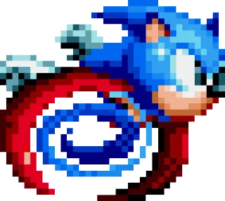 Sonic Mania @gershik_tyt telegram stickers