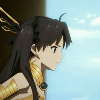 😐 0b5d7660 Ishtar Fate/Grand Order Anime, Kartun, Karakter, Video game, Ishtar, Fate/Grand Order whatsapp sticker