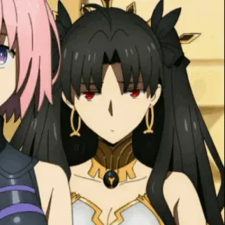 😐 23f1768c Ishtar Anime, Karakter, Ishtar, Gadis whatsapp sticker