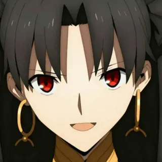 😈 2813739c Rin Tohsaka Fate/stay night Anime, Kartun, Gadis, Karakter, Rin Tohsaka, Fate/Stay Night whatsapp sticker