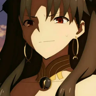 😐 3b46b169 Ishtar Fate/Grand Order Anime, Karakter, Ishtar, Fate/Grand Order whatsapp sticker