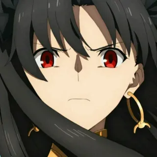 😡 3bc268c3 Rin Tohsaka Fate/stay night Anime, Karakter, Rin Tohsaka, Fate/Stay Night whatsapp sticker