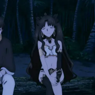 😊 59a9a383 Rin Tohsaka Fate/stay night Anime, Fate, Rin Tohsaka, Karakter, Perempuan whatsapp sticker