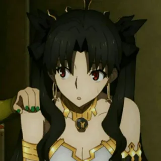 😮 7d70f76a Ishtar Fate/Grand Order Anime, Wanita, Karakter, Dewi, Ishtar, Fate/Grand Order whatsapp sticker