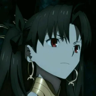 😐 85ec8812 Ishtar Fate/Grand Order Anime, Wanita, Karakter, Video game, Ishtar, Fate Grand Order whatsapp sticker