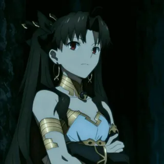 😐 89f68bb4 Ishtar Fate/Grand Order Anime, Karakter, Gadis, Ishtar, Fate/Grand Order whatsapp sticker