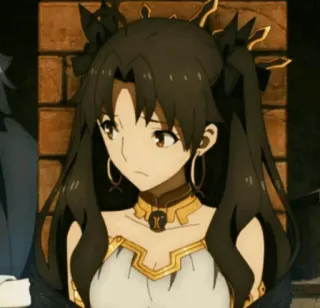 😐 9794a6ae Rin Tohsaka Fate/stay night Anime, Karakter, Rin Tohsaka, Fate/Stay Night whatsapp sticker