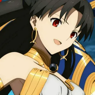 😄 9f9d57fb Ishtar Fate/Grand Order Anime, Karakter, Ishtar, Fate Grand Order, Video game whatsapp sticker