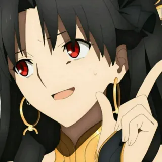 😅 a8d9d81b Ishtar Fate/Grand Order Anime, Karakter, Ilustrasi, Perempuan, Ishtar, Fate/Grand Order whatsapp sticker