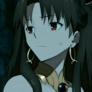 😶 ac684074 Ishtar Fate/Grand Order Anime, Karakter, Wanita, Ishtar, Fate/Grand Order whatsapp sticker