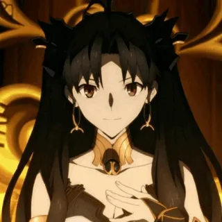 😊 d285f880 Ishtar Anime, Karakter, Ishtar, Dewi whatsapp sticker