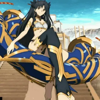 😏 e6ae9895 Ishtar Fate/Grand Order Anime, Video game, Perempuan, Karakter, Ishtar, Fate/Grand Order whatsapp sticker