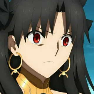 😳 f525946f Ishtar Fate/Grand Order Anime, Karakter, Wanita, Ishtar, Fate/Grand Order whatsapp sticker