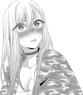 😳 837299bb Mangá, Anime, Mulher, Desenho animado whatsapp sticker