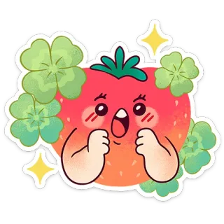 Клубничка Сонечка  @TgSticker telegram stickers