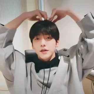 🦈 7b31bb71 asiatisch, Herz, Kpop, Junge, Mann, süß telegram sticker