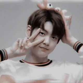 ⛅️ 5b39de9e persoon, man, jong, schattig, portret, k-pop whatsapp sticker