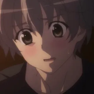 🚬 3e47a7ae Anime, Arrossire, Carino, Ragazzo, Personaggio anime telegram sticker