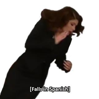 ๐โโ๏ธ cd926fe2 Falls in Spanish fall, spanish, funny telegram sticker