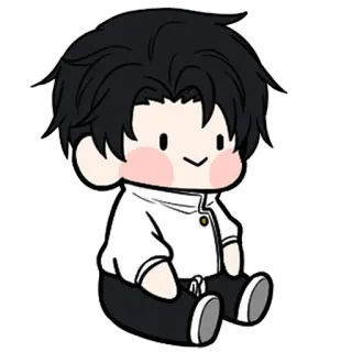 🙂 04ad9c68 chibi, cartoon, anime, cute telegram sticker