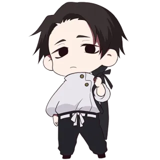 😒 f824dcb9 Yuta Okkotsu Jujutsu Kaisen anime, manga, chibi, character, Jujutsu Kaisen, Yuta Okkotsu telegram sticker