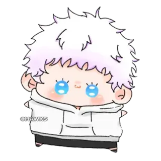 🙂 118bfd79 @HAWKS 치비, 귀여운, 카와이, 만화, 애니메이션, 스티커 telegram sticker