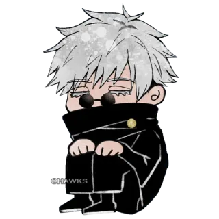 😴 72bdd102 @HAWKS 애니메이션, 만화, 치비, 캐릭터, 카와이, 팬아트 telegram sticker