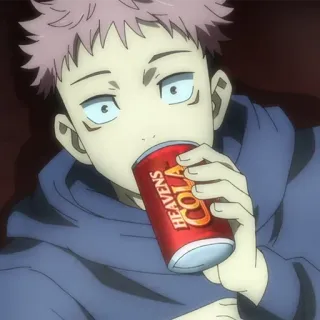 💀 12637008 Heavens Cola Anime, Bebendo, Coca-cola, Bebida telegram sticker