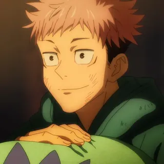 ☠️ 213e668b Yuji Itadori Jujutsu Kaisen Anime, Mangá, Yuji Itadori, Jujutsu Kaisen, Personagem telegram sticker