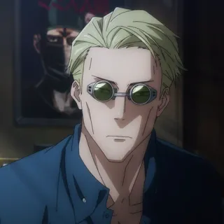 💀 443ce6c7 Kento Nanami Jujutsu Kaisen Anime, Personagem, Jujutsu Kaisen, Kento Nanami, Nanami, Óculos, Cabelo Loiro telegram sticker