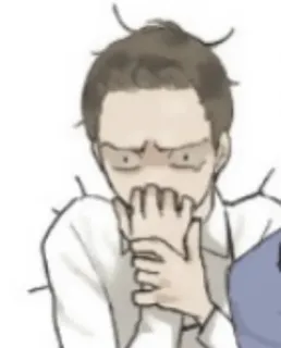 😳 c83125d9 geschockt, ängstlich, verängstigt, besorgt, bedrückt telegram sticker