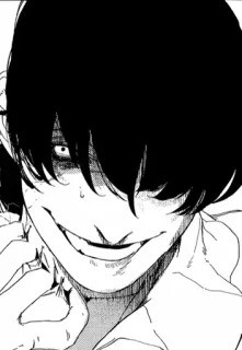 🙃 e818d387 Anime, Manga, Gruselig, Unheimlich, Böse, Dunkel, Porträt telegram sticker