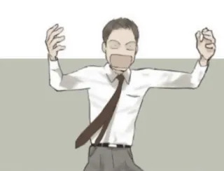 🤯 fe544fb8 Mann, wütend, frustriert, Geschäftsmann, Stress, Emotion, Büro telegram sticker