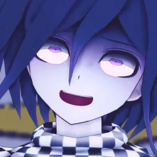 🙂 27454634 Kokichi Oma Danganronpa V3: Killing Harmony Animé, Kokichi Oma, Danganronpa, Personnage, Jeu vidéo, Méchant whatsapp sticker