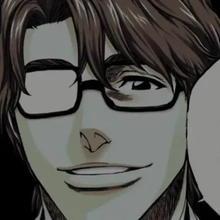 🧬 6851fe85 Sosuke Aizen Bleach アニメ, マンガ, メガネ, 悪役, キャラクター telegram sticker