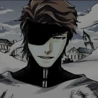 🧬 cbff9a6f Aizen Bleach アニメ, マンガ, 悪役, キャラクター, 隻眼 telegram sticker